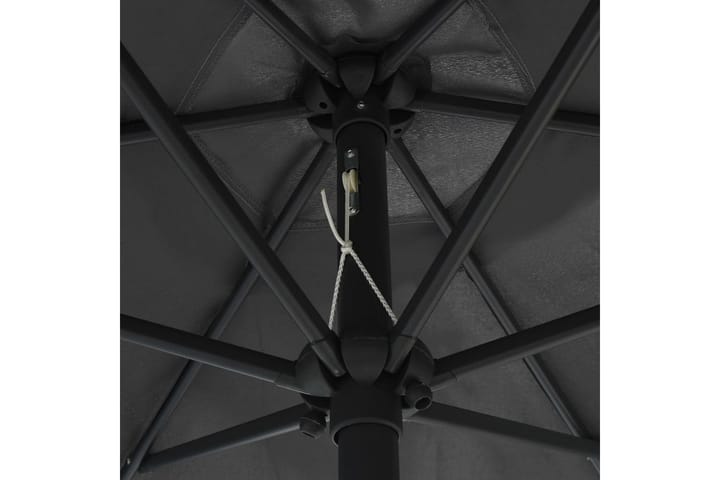 Aurinkovarjo alumiinitanko 270x246 cm antrasiitti - Antrasiitti - Aurinkovarjo
