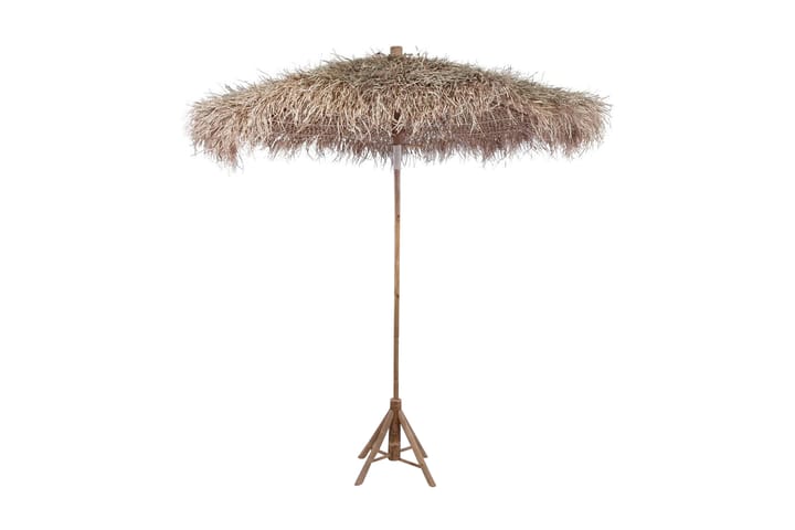 Aurinkovarjo bambu/banaanipuun lehdet 270 cm - Ruskea - Aurinkovarjo