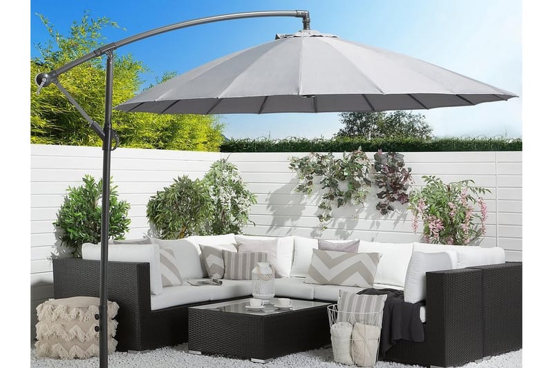 Aurinkovarjo Calabria II 235 cm - Puutarhakalusteet - Aurinkosuoja - Aurinkovarjo - Riippuva aurinkovarjo