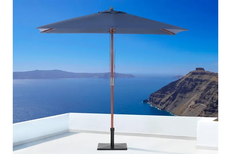 Aurinkovarjo Flamenco 244 cm - Puutarhakalusteet - Aurinkosuoja - Aurinkovarjo - Parvekevarjo