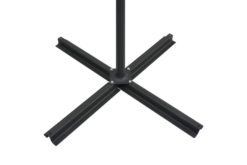 Aurinkovarjo LED-valoilla terrakotta 250x250 cm - Puutarhakalusteet - Aurinkosuoja - Aurinkovarjo