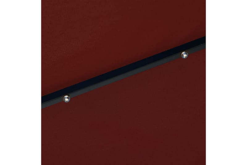 Aurinkovarjo LED-valot terästanko 300 cm terrakotta - Puutarhakalusteet - Aurinkosuoja - Aurinkovarjo