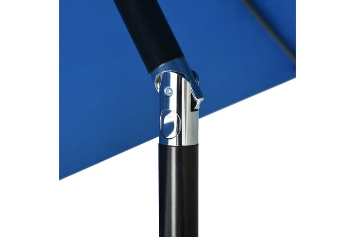 Aurinkovarjo metallirunko 300 cm taivaansininen - Sininen - Aurinkovarjo