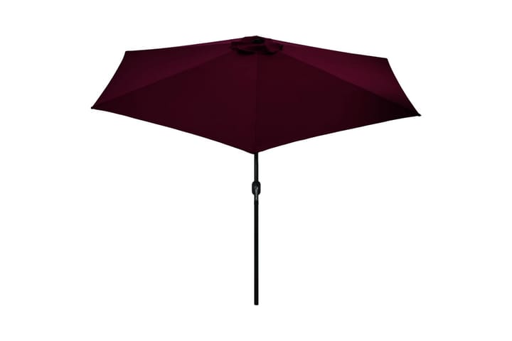 Aurinkovarjo metallitangolla 300 cm - Viininpunainen - Aurinkovarjo
