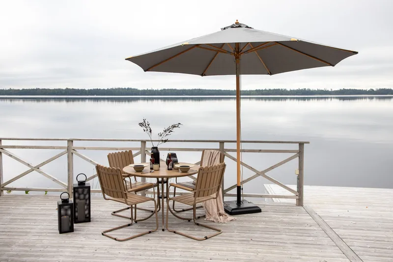 Aurinkovarjo Nypo 330 cm, Harmaa