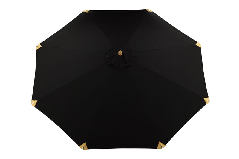 Aurinkovarjo Nypo 330 cm - Musta - Puutarhakalusteet - Aurinkosuoja - Aurinkovarjo