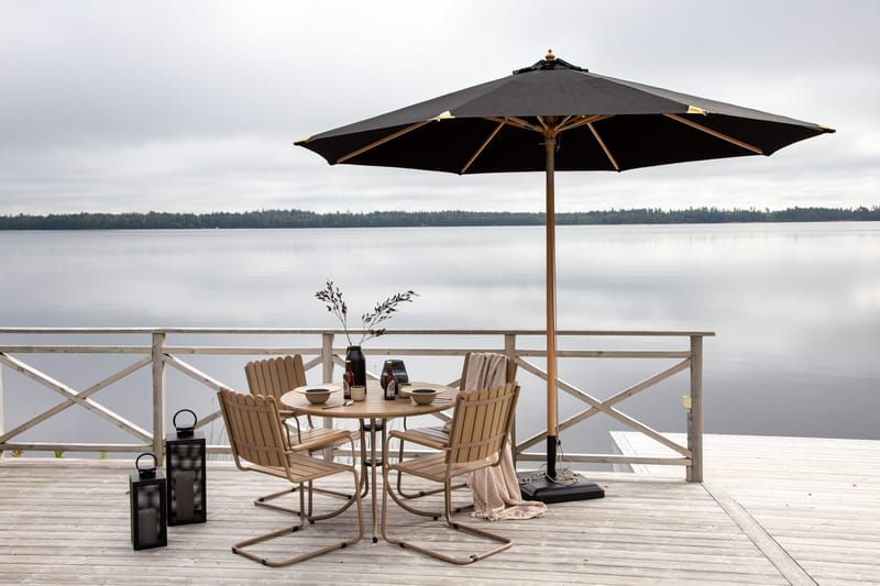 Aurinkovarjo Nypo 330 cm, Musta