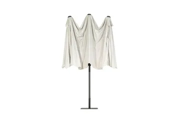 Aurinkovarjo Sibilla 247 cm - Beige - Puutarhakalusteet - Aurinkosuoja - Aurinkovarjo - Parvekevarjo
