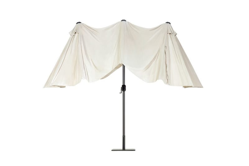 Aurinkovarjo Sibilla 247 cm - Beige - Puutarhakalusteet - Aurinkosuoja - Aurinkovarjo