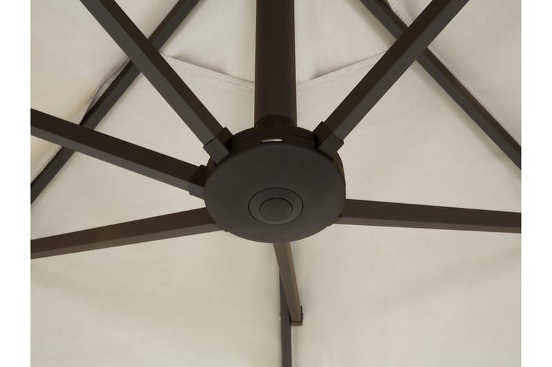 Aurinkovarjo Sibilla 247 cm - Beige - Puutarhakalusteet - Aurinkosuoja - Aurinkovarjo - Parvekevarjo