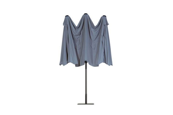 Aurinkovarjo Sibilla 247 cm - Harmaa - Aurinkovarjo