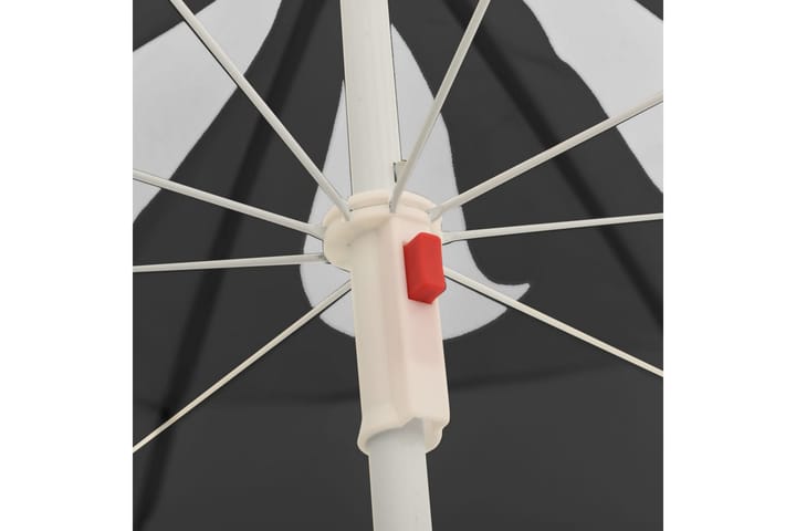 Aurinkovarjo terästanko antrasiitti 180 cm - Antrasiitti - Aurinkovarjo