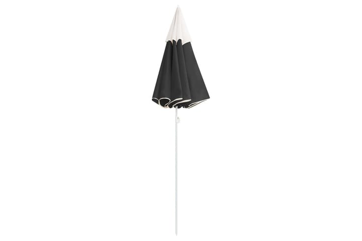 Aurinkovarjo terästanko antrasiitti 180 cm - Antrasiitti - Aurinkovarjo