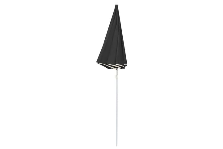 Aurinkovarjo terästanko antrasiitti 180 cm - Aurinkovarjo