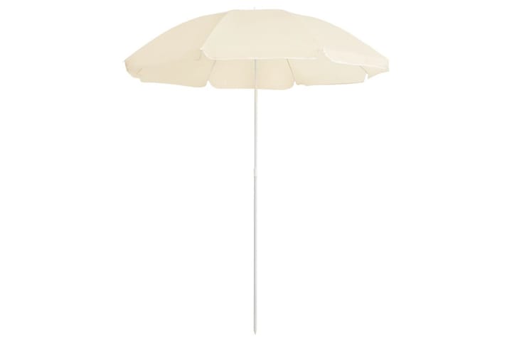 Aurinkovarjo terästanko hiekka 180 cm - Beige - Aurinkovarjo