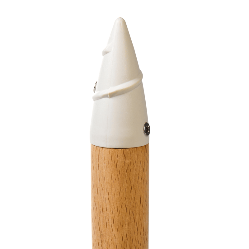 Aurinkovarjo ulos 155 cm Mondello - valkoinen/sininen - Puutarhakalusteet - Aurinkosuoja - Aurinkovarjo - Rantavarjo