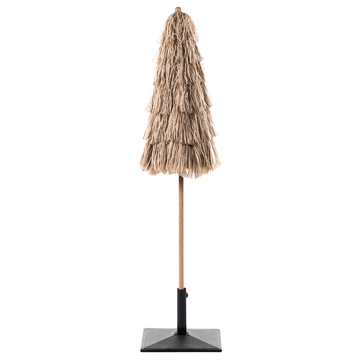 Aurinkovarjo ulos 175 cm Civetta - luonnollinen/ruskea - Puutarhakalusteet - Aurinkosuoja - Aurinkovarjo - Parvekevarjo