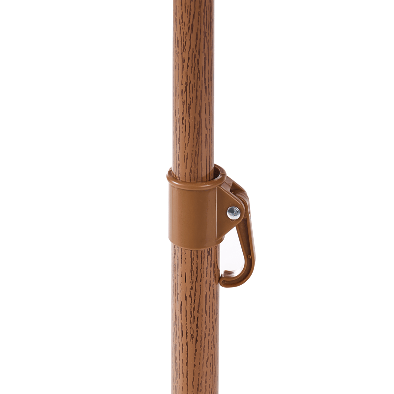 Aurinkovarjo ulos 175 cm Civetta - luonnollinen/ruskea - Puutarhakalusteet - Aurinkosuoja - Aurinkovarjo - Parvekevarjo