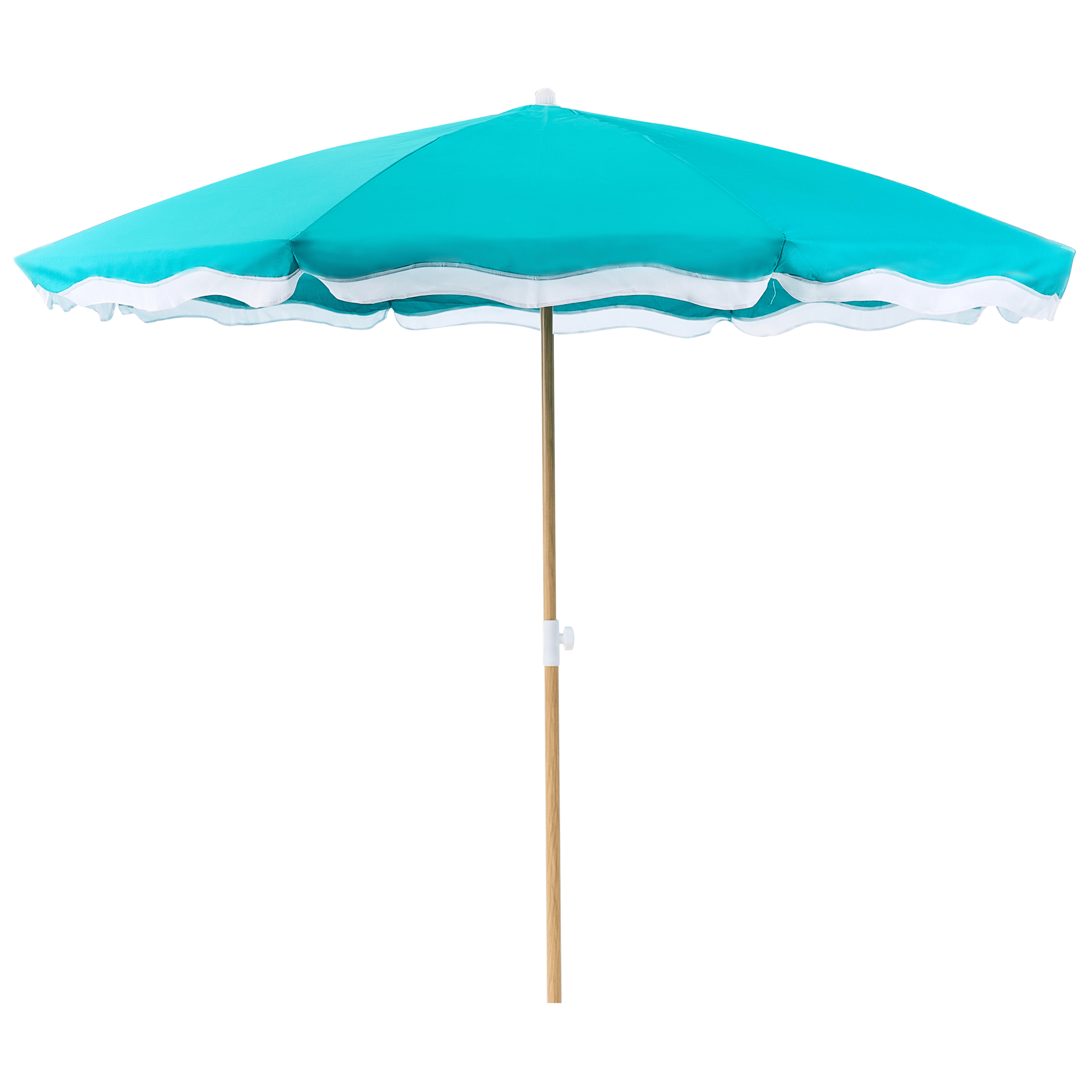 Aurinkovarjo ulos 232 cm Sestriere - sininen/valkoinen/ruskea