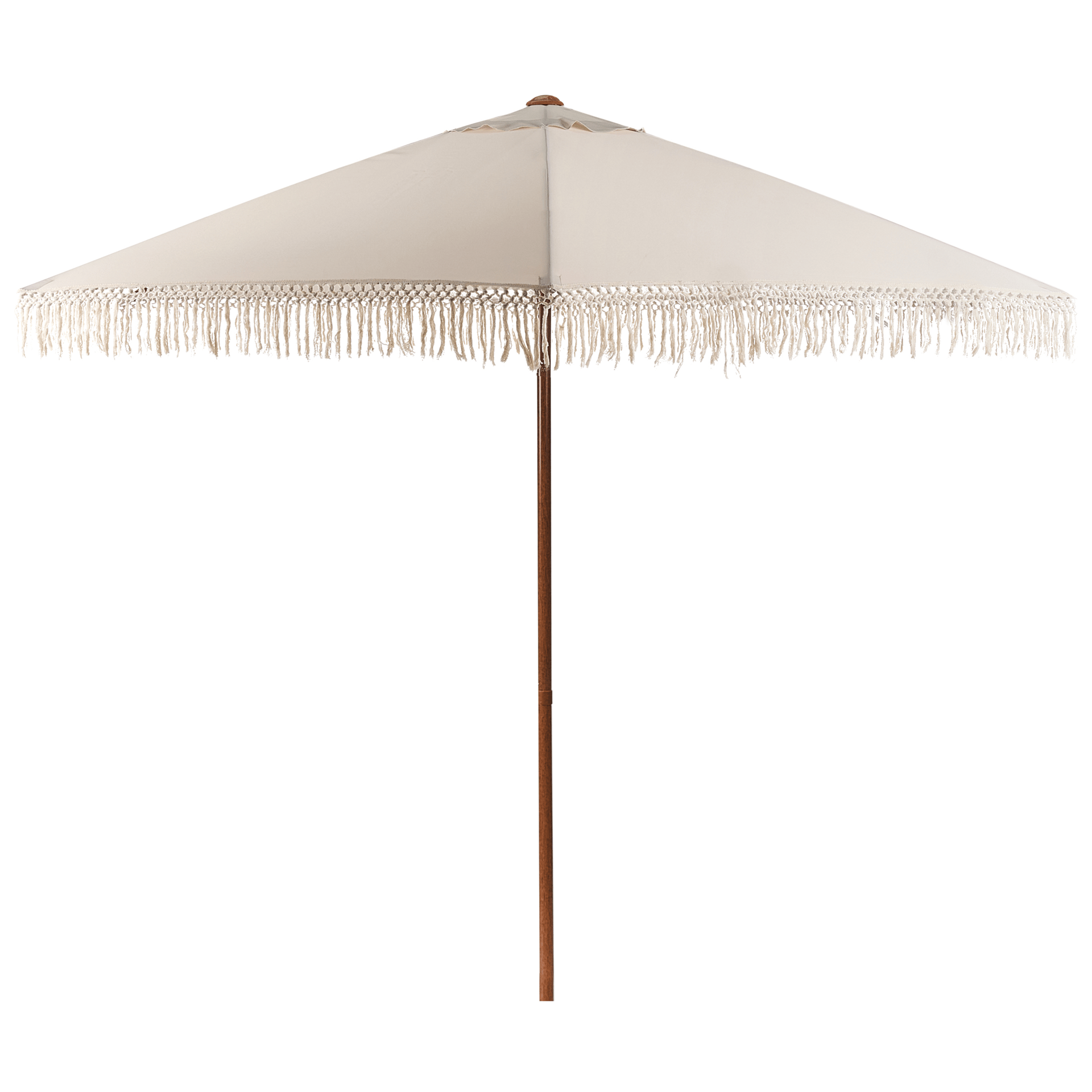 Aurinkovarjo ulos 258 cm Murasa - beige/ruskea