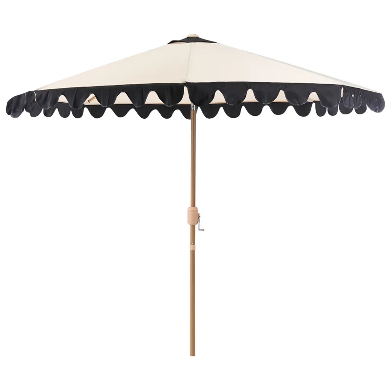 Aurinkovarjo ulos 270 cm Isolotto, beige/ruskea/musta