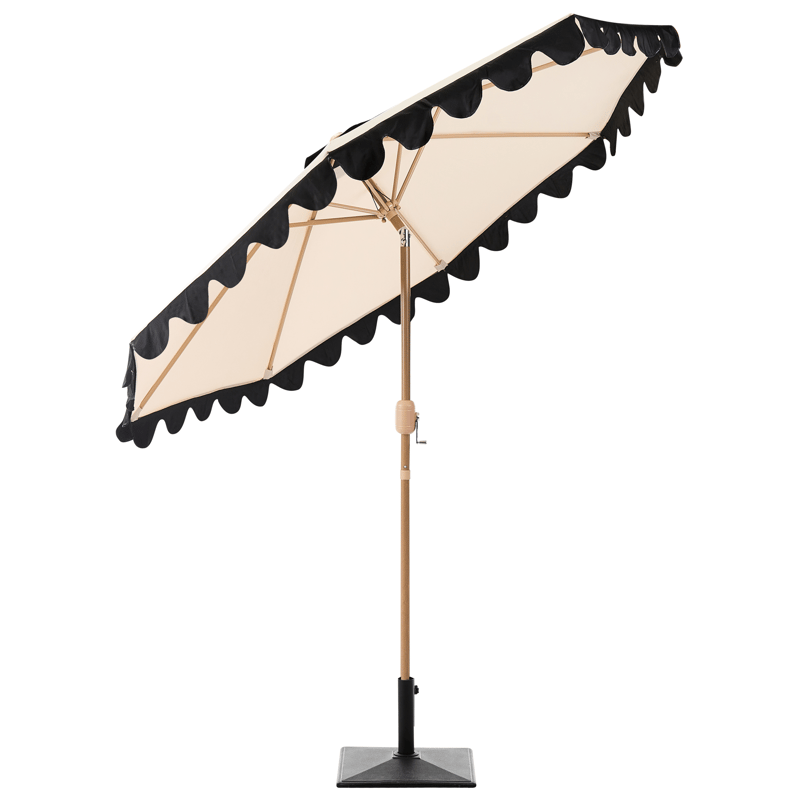 Aurinkovarjo ulos 270 cm Isolotto - beige/ruskea/musta - Puutarhakalusteet - Aurinkosuoja - Aurinkovarjo - Parvekevarjo