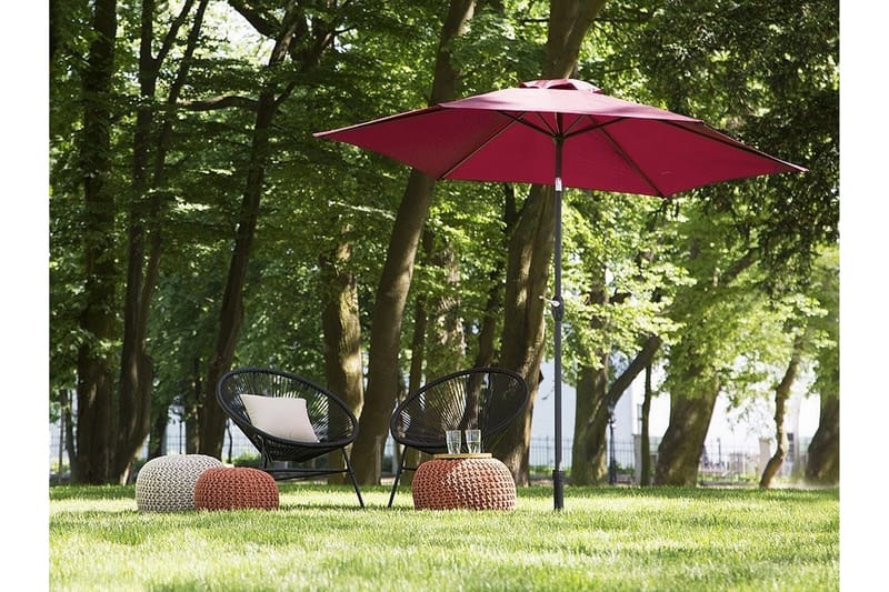 Aurinkovarjo Varese 230 cm - Punainen - Puutarhakalusteet - Aurinkosuoja - Aurinkovarjo