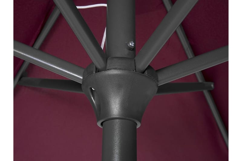 Aurinkovarjo Varese 230 cm - Punainen - Puutarhakalusteet - Aurinkosuoja - Aurinkovarjo