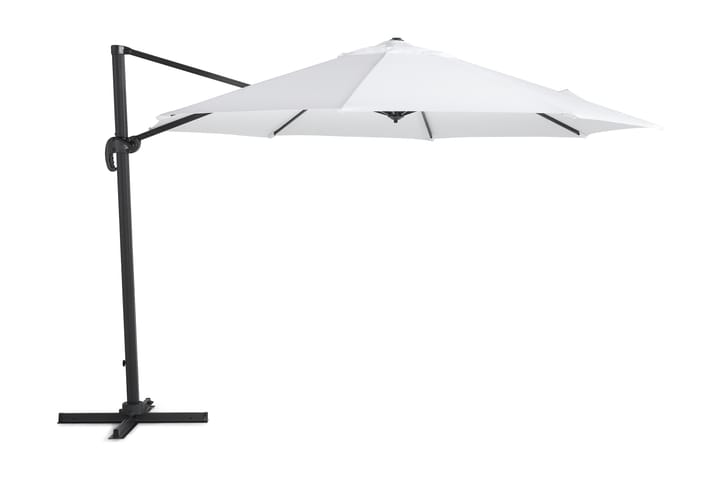 Aurinkovarjo Vienna Lyx 3,5 m - Valkoinen/Musta - Aurinkovarjo