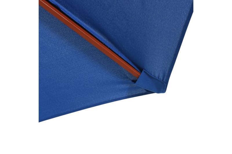 Aurinkovarjo puurunko 300x258 cm sininen - Sininen - Puutarhakalusteet - Aurinkosuoja - Aurinkovarjo