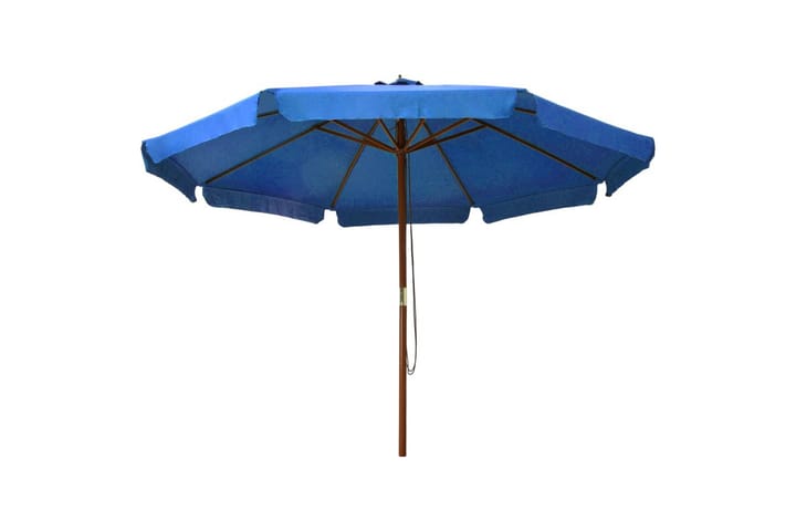 Aurinkovarjo puurunko 330 cm taivaansininen - Sininen - Aurinkovarjo