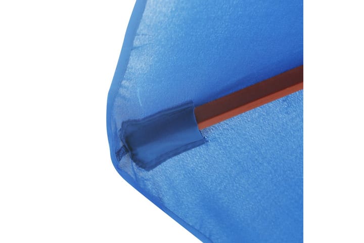 Aurinkovarjo puurunko 350 cm sininen - Sininen - Aurinkovarjo