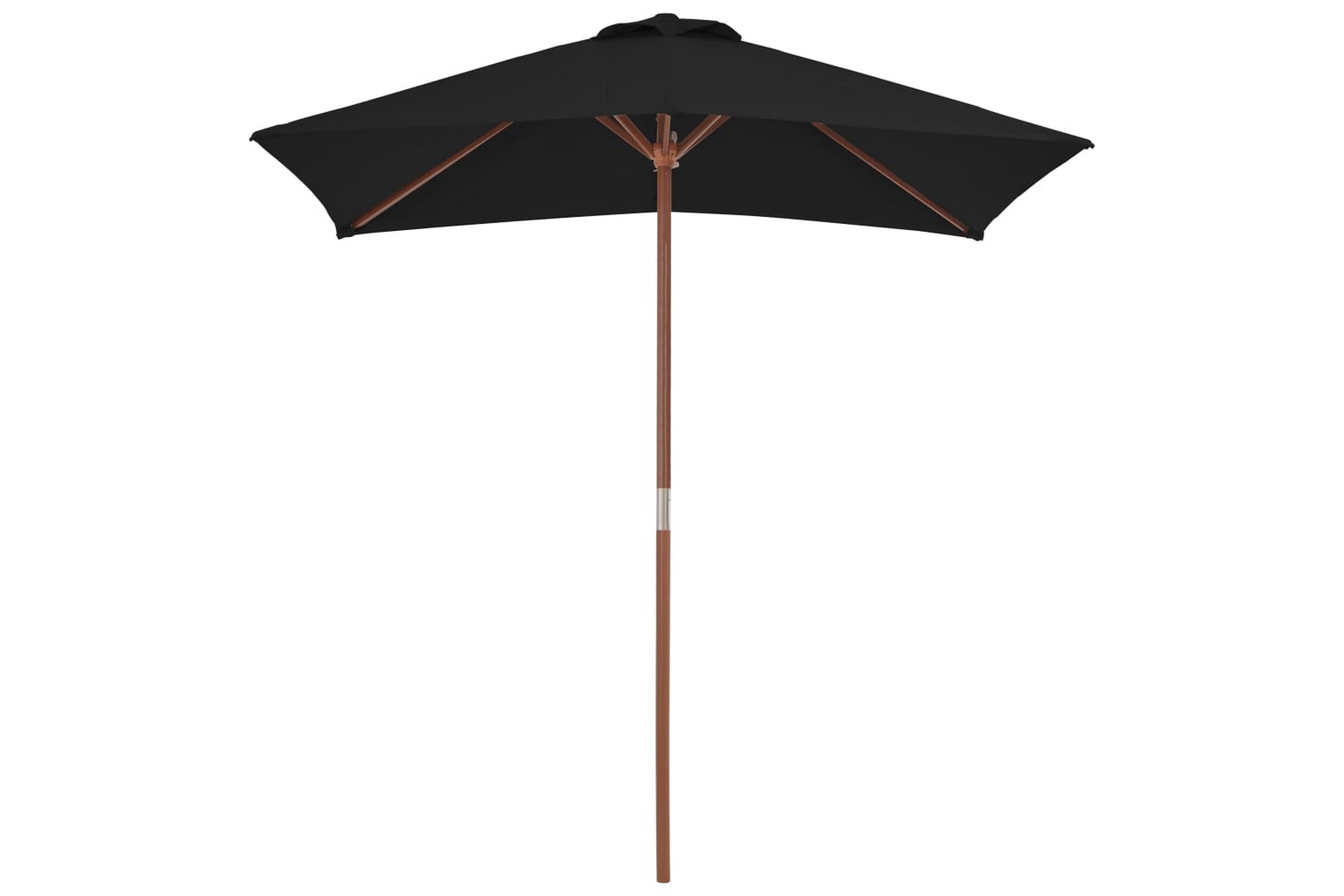 Aurinkovarjo puurunko musta 150x200 cm -