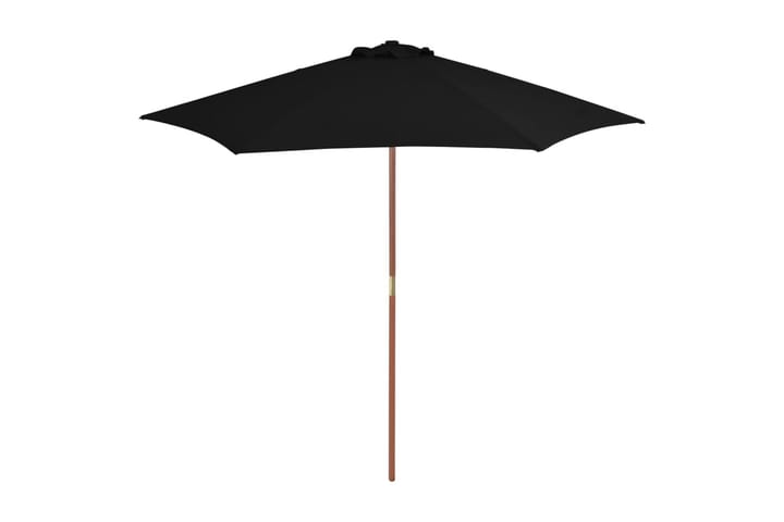 Aurinkovarjo puurunko musta 270 cm - Aurinkovarjo