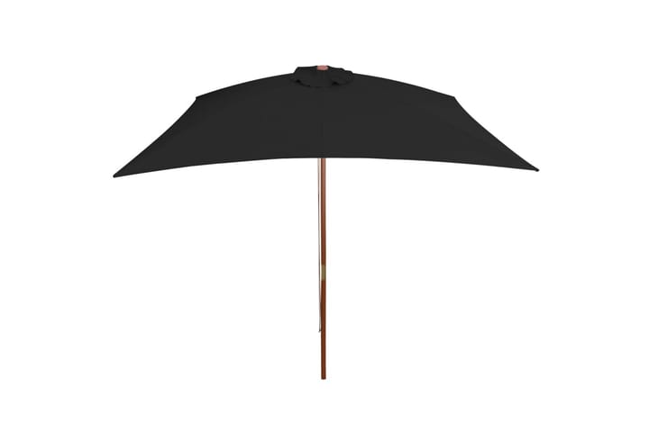 Aurinkovarjo puurunko musta 200x300 cm - Aurinkovarjo