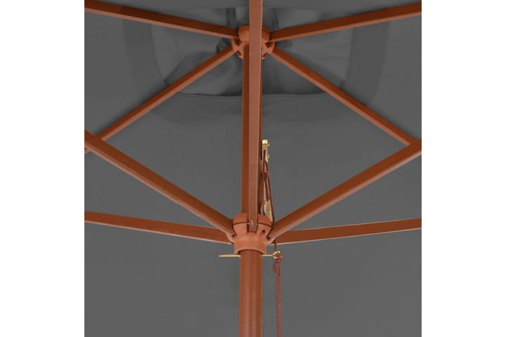 Aurinkovarjo puurunko 200x300 cm antrasiitti - Antrasiitti - Aurinkovarjo