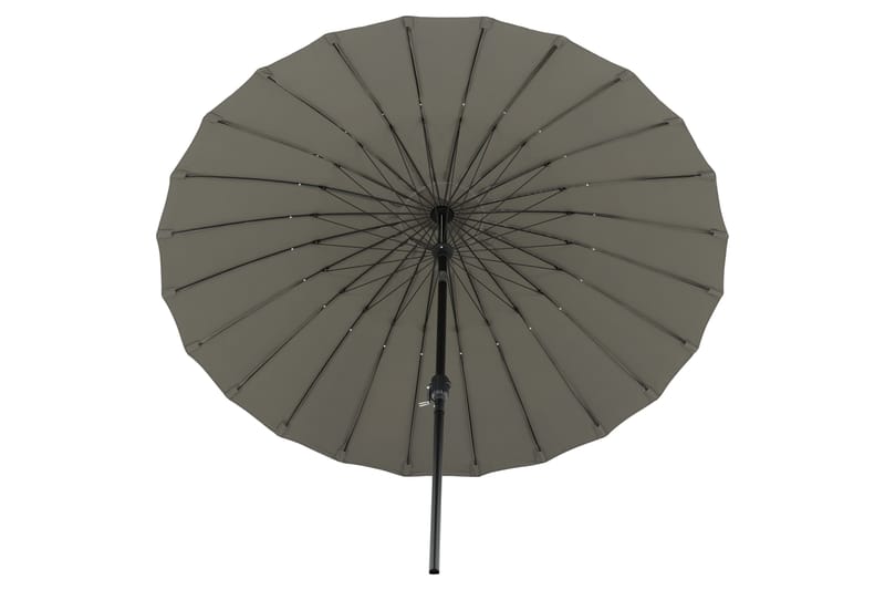 Aurinkovarjo Palmetto 270 cm - Harmaa - Puutarhakalusteet - Aurinkosuoja - Aurinkovarjo