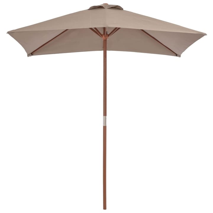 Aurinkovarjo puurunko 150x200 cm ruskeanharmaa - Ruskea - Aurinkovarjo
