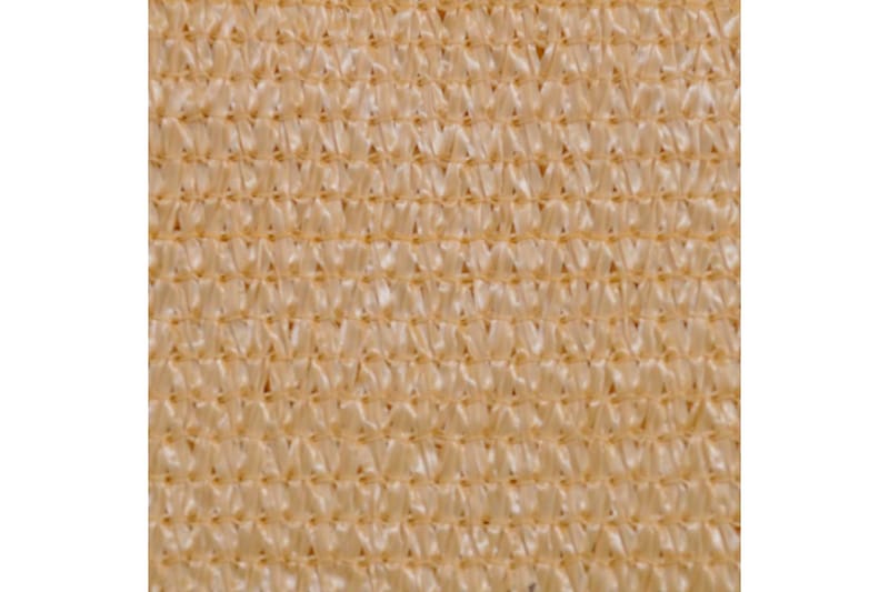 Aurinkovarjo Purje HDPE Kolmikulmainen 3.6x3.6x3.6 m Beige - Beige - Aurinkovarjo