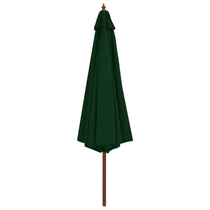 Aurinkovarjo puurunko 350 cm vihreä - Vihreä - Aurinkovarjo