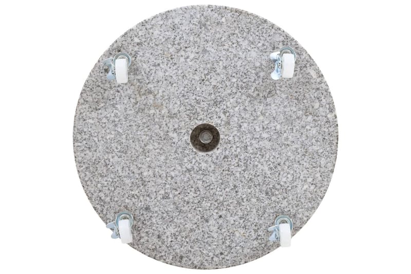 Aurinkovarjon alusta graniitti 30 kg pyöreä harmaa - Harmaa - Puutarhakalusteet - Aurinkosuoja - Aurinkovarjo - Aurinkovarjon jalka