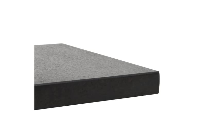 Aurinkovarjon alusta graniitti 30 kg neliömäinen musta - Musta - Puutarhakalusteet - Aurinkosuoja - Aurinkovarjo - Aurinkovarjon jalka