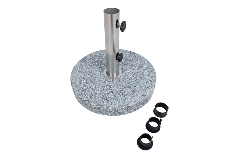 Aurinkovarjon jalka 40 cm/20 kg Graniitti - Puutarhakalusteet - Aurinkosuoja - Aurinkovarjo - Aurinkovarjon jalka