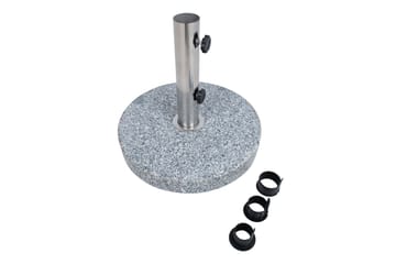 Aurinkovarjon jalka 40 cm/20 kg Graniitti - Puutarhakalusteet - Aurinkosuoja - Aurinkovarjo - Aurinkovarjon jalka