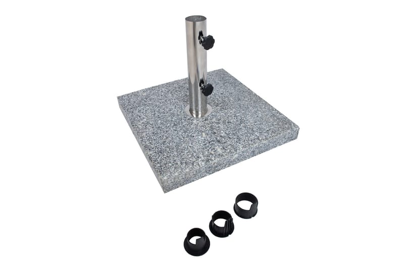 Aurinkovarjon jalka 45x45 cm/30 kg Graniitti - Puutarhakalusteet - Aurinkosuoja - Aurinkovarjo - Aurinkovarjon jalka