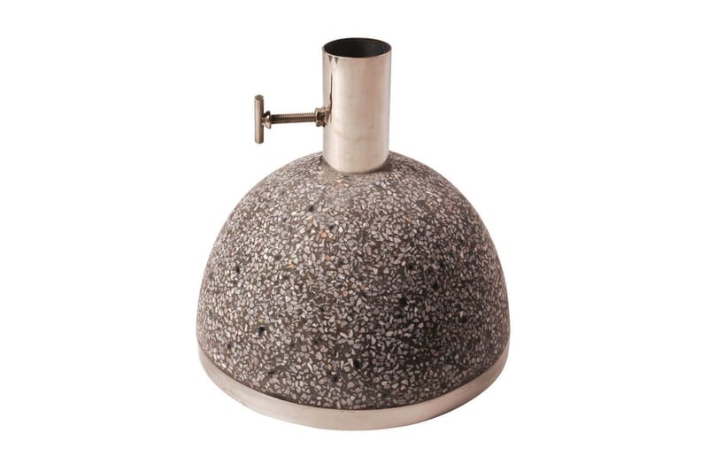 Esschert Design Aurinkovarjoteline 11.5 kg 25x25x24cm Harmaa - Harmaa - Puutarhakalusteet - Aurinkosuoja - Aurinkovarjo - Aurinkovarjon jalka
