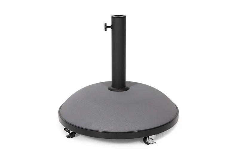 Hillerstorp Aurinkovarjon jalka pyörillä 35 kg betoni harmaa, Hillerstorp