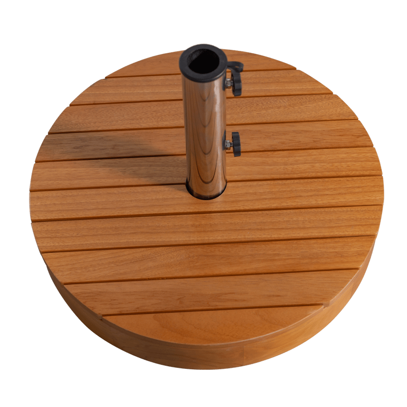 Aurinkovarjon jalka Monica 49 cm - Luonnonväri - Puutarhakalusteet - Aurinkosuoja - Aurinkovarjo - Aurinkovarjon jalka