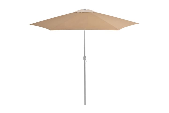 Aurinkovarjon vaihtokangas harmaanruskea 300 cm - Aurinkovarjo