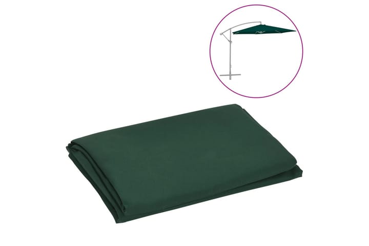Aurinkovarjon vaihtokangas vihreä 300 cm - Aurinkovarjo